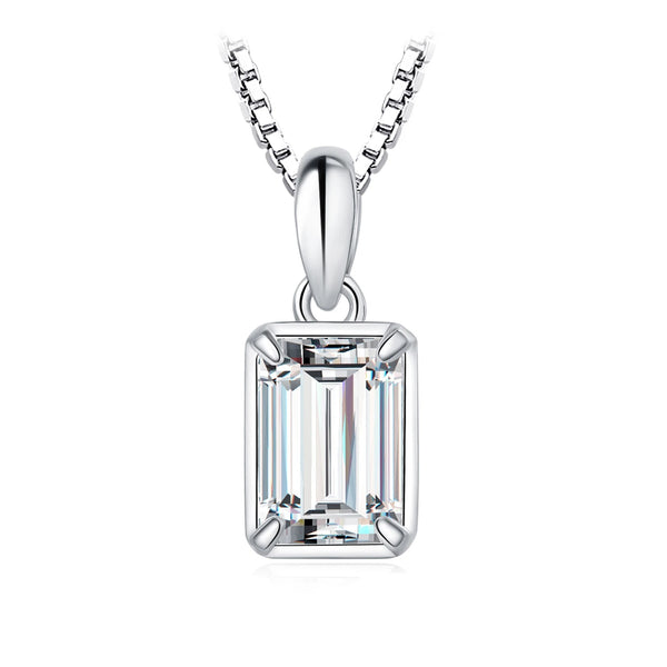 Orion Moissanite Pendant – 925 Sterling Silver